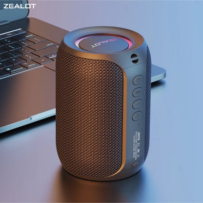 Zealot-S32PRO Powerful Bluetooth Speaker – Bass Wireless, LED Light, Waterproof Outdoor Subwoofer | UniqSnaz