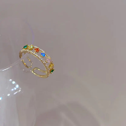 Petite Elegance Gemstone Ring