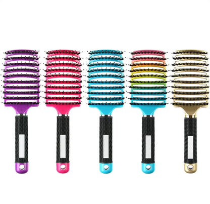 CurlyStyle Brush Comb - Colorful Multifunction Tool