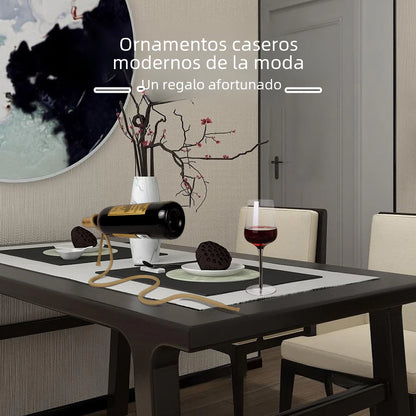 Chic Serpent Iron Wine Holder