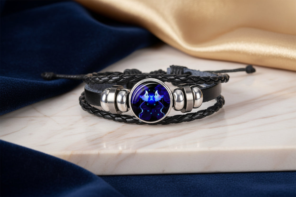 Astro Charm Braided Bracelet Unisex