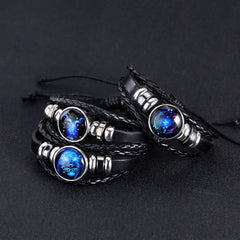 Astro Charm Braided Bracelet Unisex