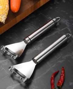 Dual Corn Kernel Stripper Tool Stainless Steel