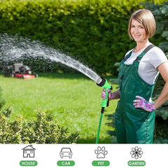 Heavy-Duty Expandable Garden Hose with Nozzle – 25FT to 100FT