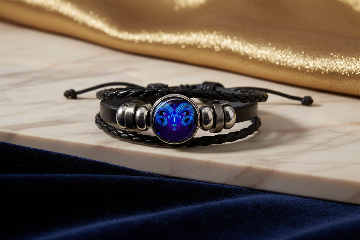 Astro Charm Braided Bracelet Unisex