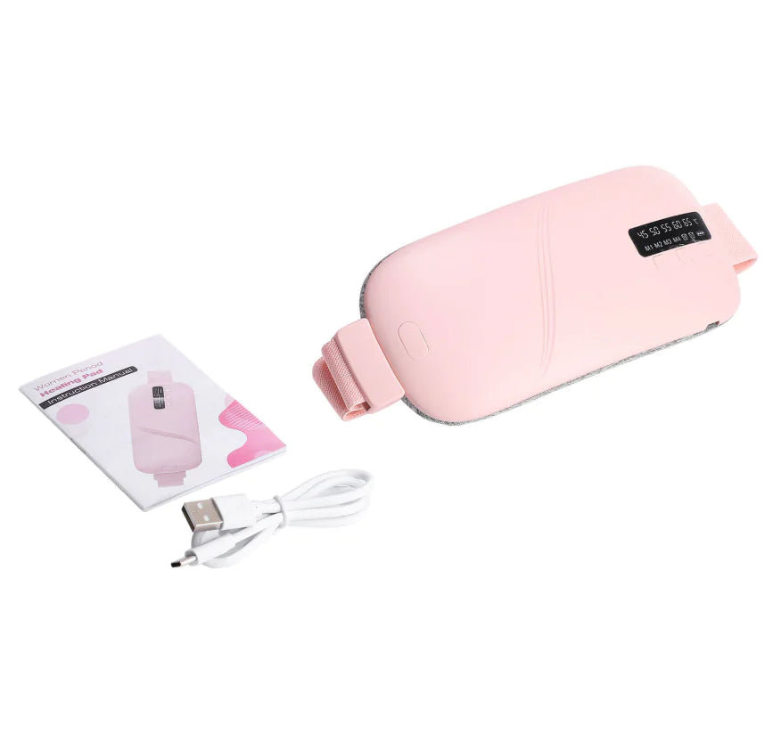 Abdominal Heat & Vibe Relief Belt