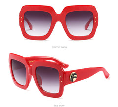 Chic Tri-Tone Designer Sunglasses