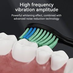 Portable Electric Toothbrush – Compact Design with Long-Lasting Battery, Perfect for Travel & Business Trips