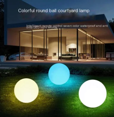 Radiant Garden Sphere Light with Remote
