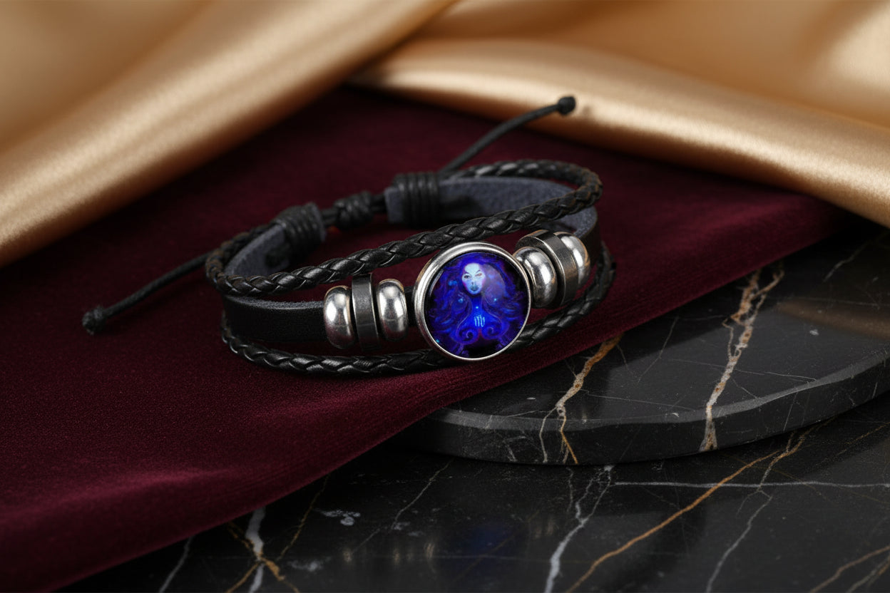 Astro Charm Braided Bracelet Unisex