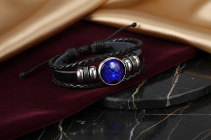 Astro Charm Braided Bracelet Unisex