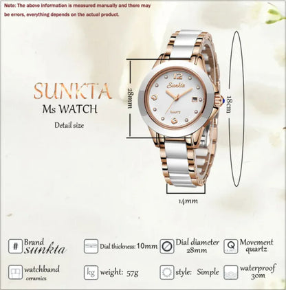 Chic Rose Gold Women's Watch