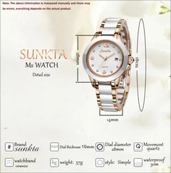 Chic Rose Gold Women's Watch