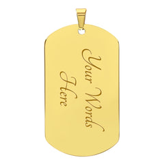 Custom Photo & Engraved Dog Tag Necklace – Personalized Keepsake for Any Loved One
