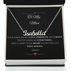 Personalized Name Necklace – Custom Gift for Mom, Daughter, Wife, Grandma, or Best Friend