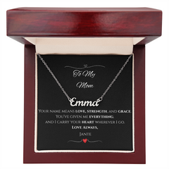 Personalized Name Necklace – Custom Gift for Mom, Daughter, Wife, Grandma, or Best Friend