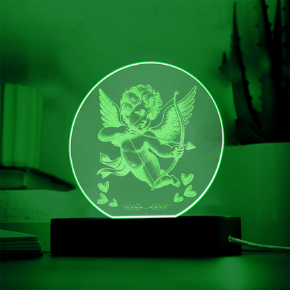 Romantic Cupid LED Night Light – Valentine's Day Gift for Couples