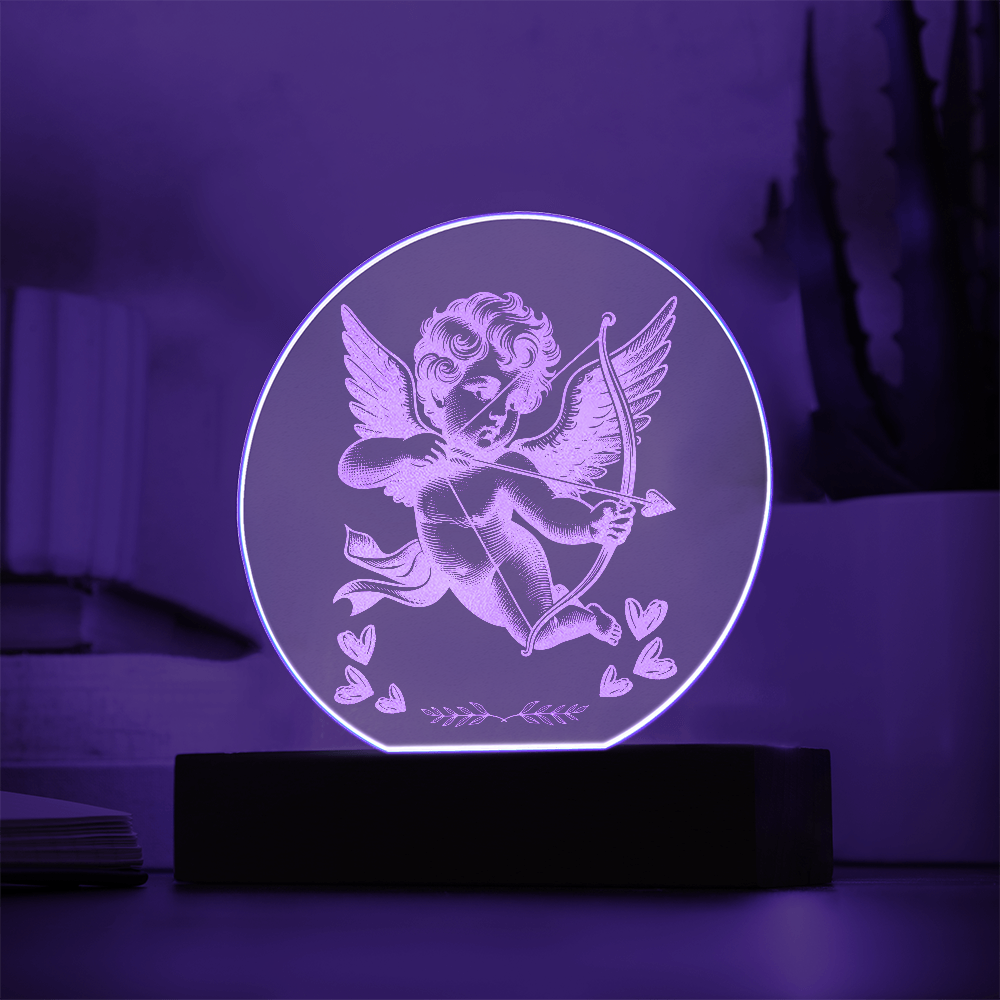 Romantic Cupid LED Night Light – Valentine's Day Gift for Couples