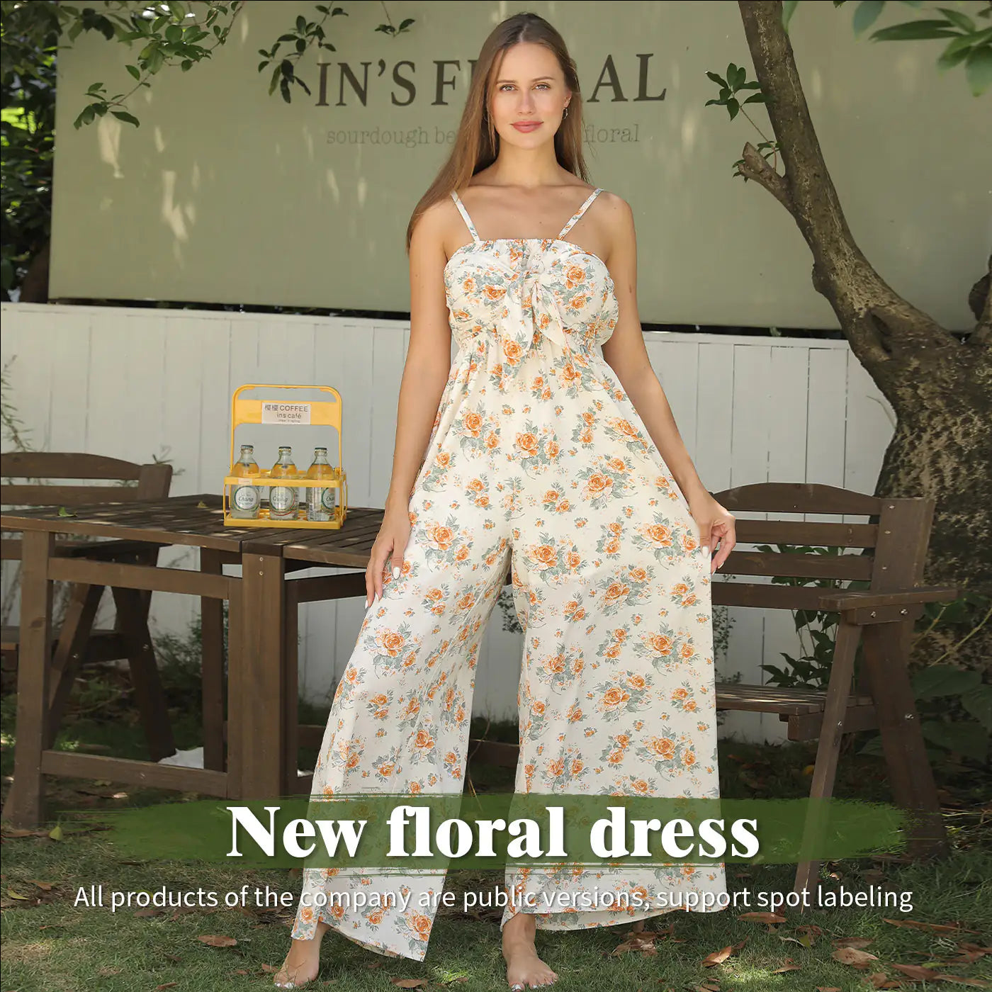 Women’s Chic Print Day Dress – Casual Lightweight Summer Fashion Dress