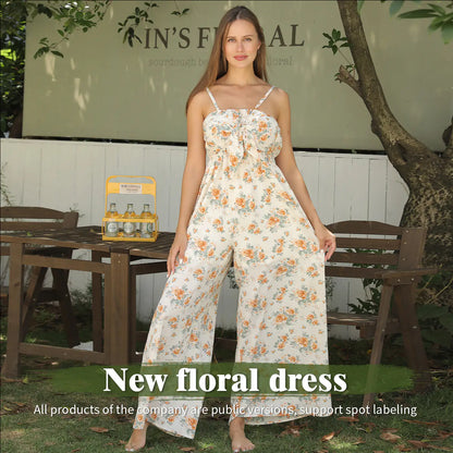 Women’s Chic Print Day Dress – Casual Lightweight Summer Fashion Dress