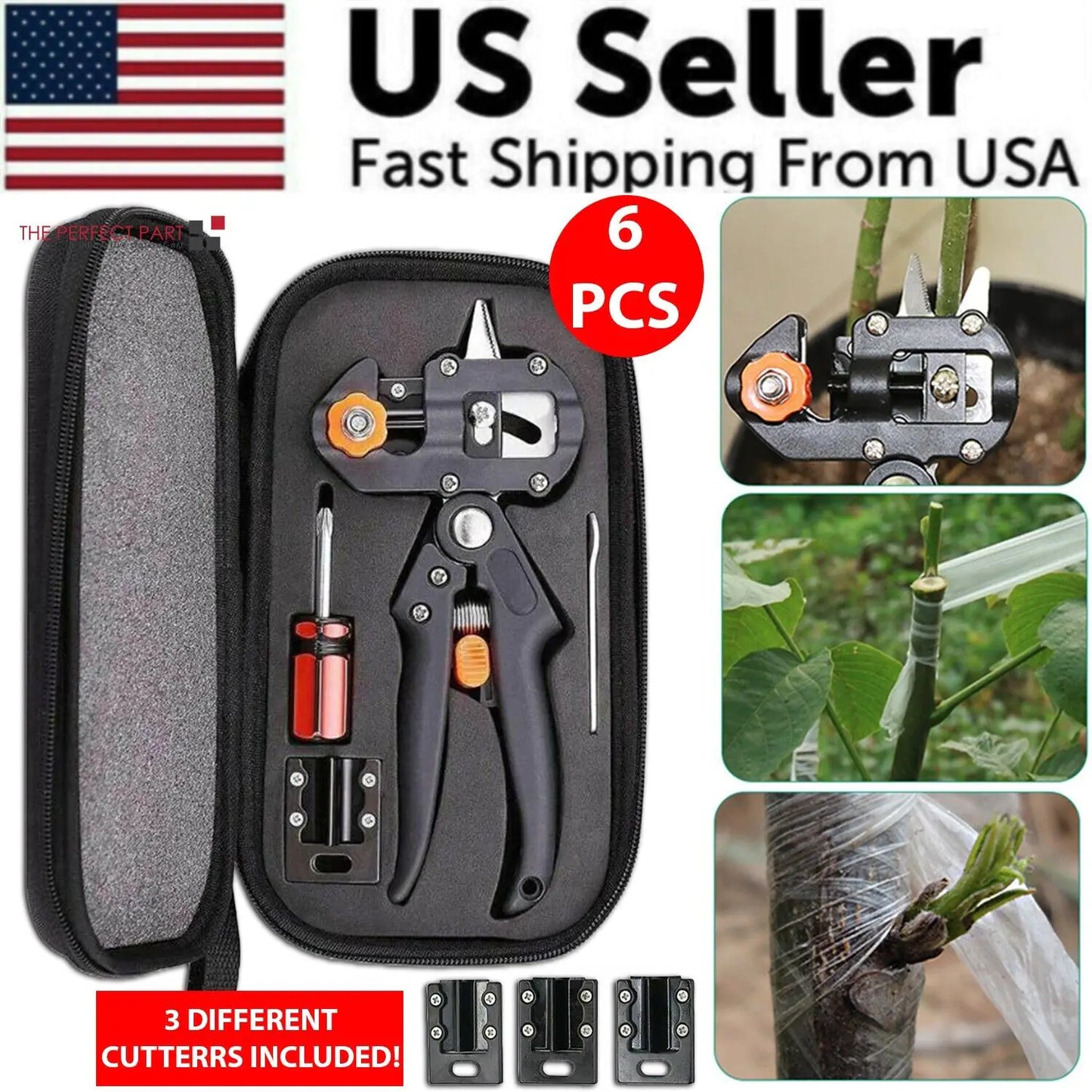 Garden Tree Pruner & Grafting Tool Kit
