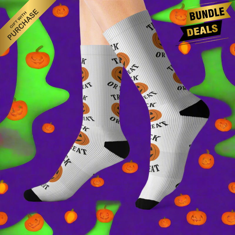“Halloween Trick-Or-Treat Socks | Fun Pumpkin Socks for Kids”