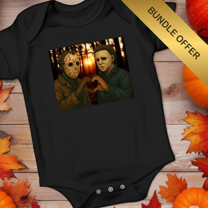 “Baby’s First Horror Ship Bodysuit – Infant Halloween Onesie”