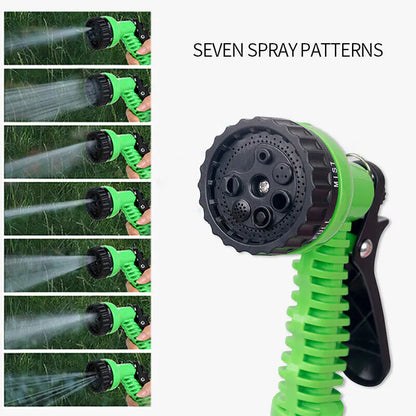 Heavy-Duty Expandable Garden Hose with Nozzle – 25FT to 100FT