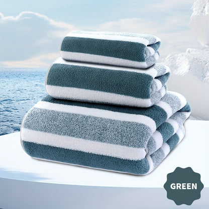 3-Piece Super Soft Absorbent Bath and Shower Towel Set