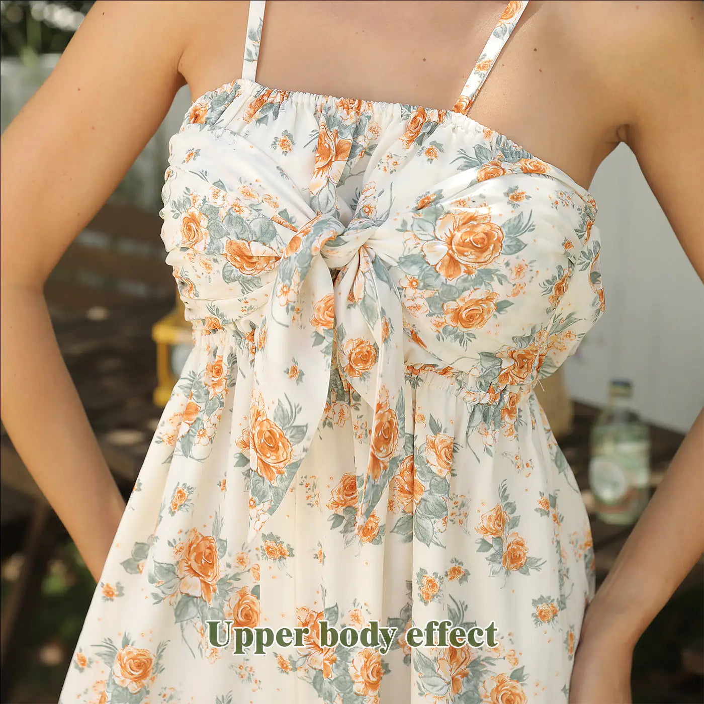 Women’s Chic Print Day Dress – Casual Lightweight Summer Fashion Dress