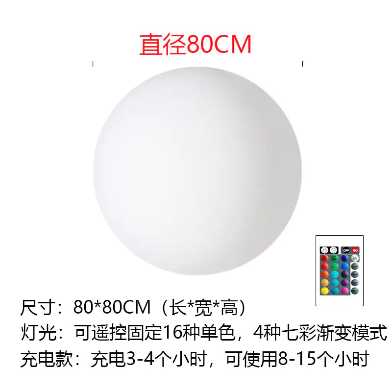 Radiant Garden Sphere Light with Remote