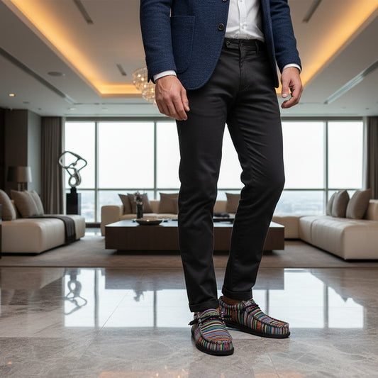 Hey Dude Wally Serape Verde Loafers - Men's Size 11