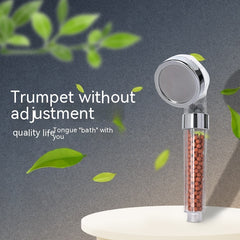 Eco-Friendly 3-Speed Anion Shower Head with Water-Saving Filtration