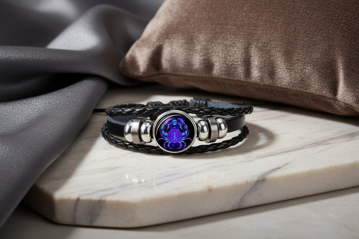 Astro Charm Braided Bracelet Unisex