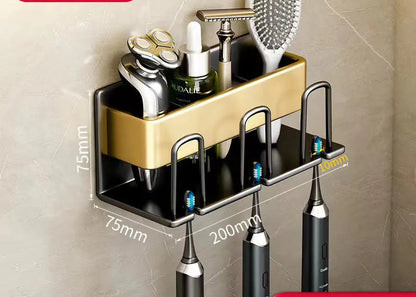 Bathroom Wall Organizer for Toothbrush & Cup
