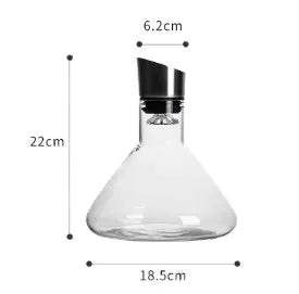 Elegant Iceberg Crystal Decanter