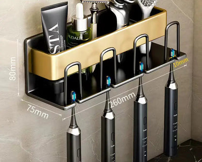 Bathroom Wall Organizer for Toothbrush & Cup
