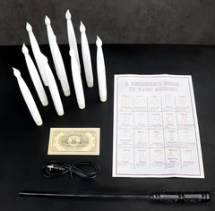 Magic Glow Floating Candles with Wand Remote – Flameless LED Halloween & Party Decor