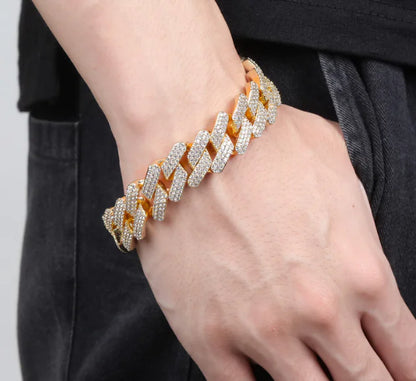Men's Luxury Gold Cuban Link Bracelet