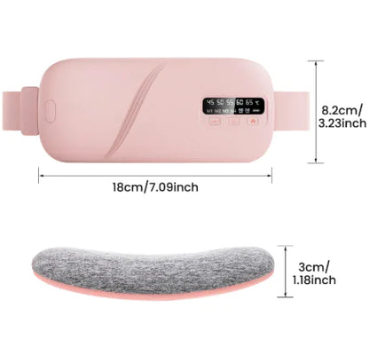 Abdominal Heat & Vibe Relief Belt