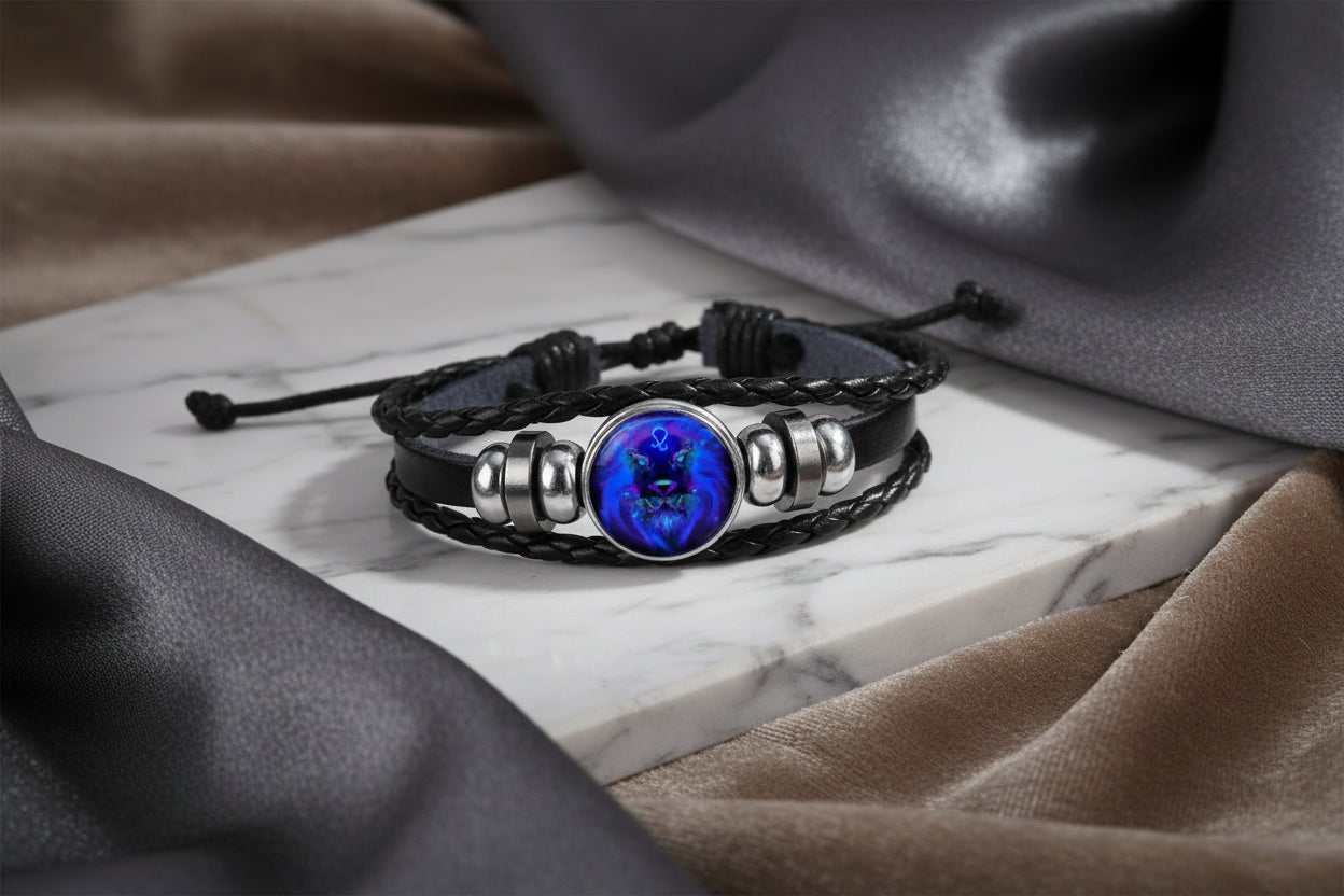 Astro Charm Braided Bracelet Unisex