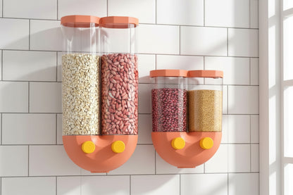 Kitchen Wall-Mounted Grain Keeper