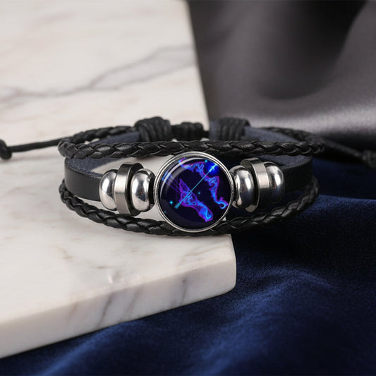 Astro Charm Braided Bracelet Unisex