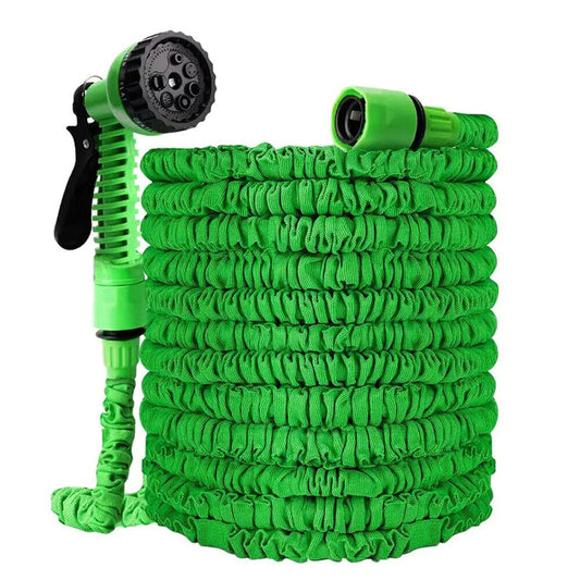 Heavy-Duty Expandable Garden Hose with Nozzle – 25FT to 100FT