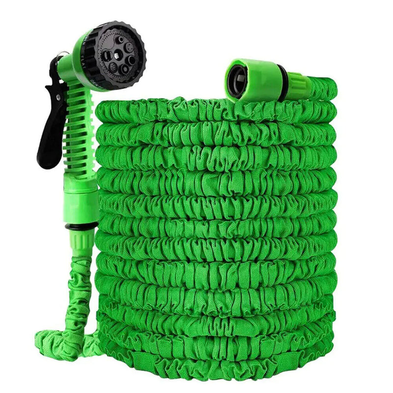 Heavy-Duty Expandable Garden Hose with Nozzle – 25FT to 100FT