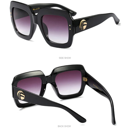 Chic Tri-Tone Designer Sunglasses