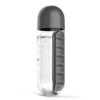 Dual Pill Bottle & Hydration Cup - 600ml