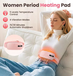 Abdominal Heat & Vibe Relief Belt
