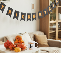 Pumpkin Spice Ceramic Mug, Perfect for Fall, Halloween Gift, Cozy Coffee Cup, Seasonal Decor, Witch Themed Mug