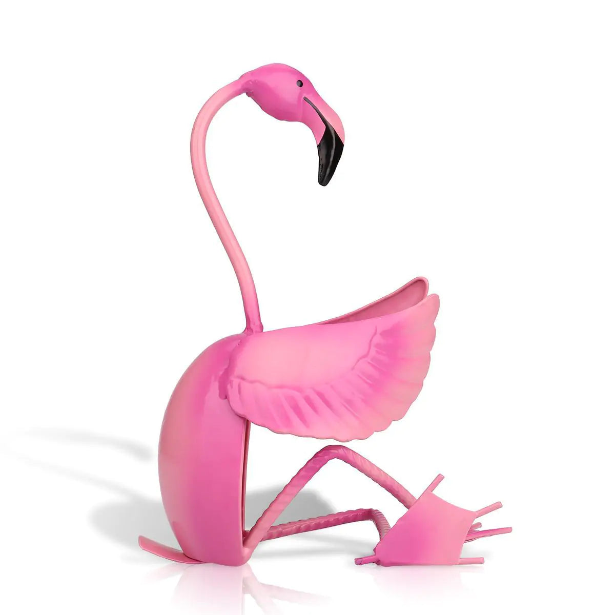 Flamingo Iron Wine Holder - Elegant Home Decor